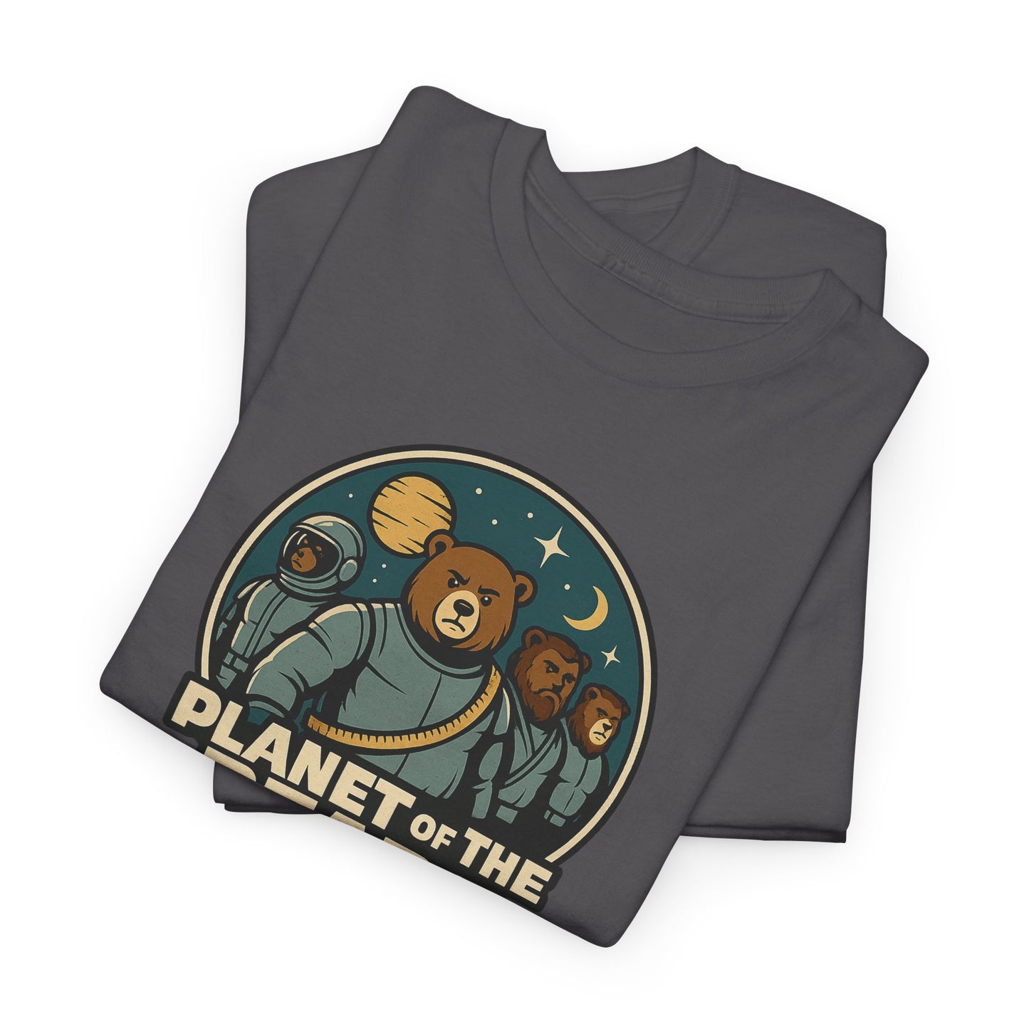 Planet of the Bears T-Shirt – Retro Sci-Fi Gay Bear Graphic Tee