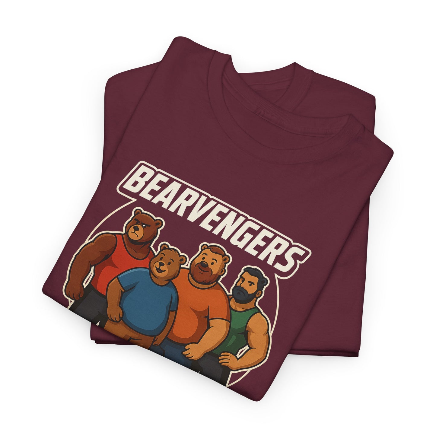 Bearvengers T-Shirt – Comic Style Gay Bear Superhero Tee