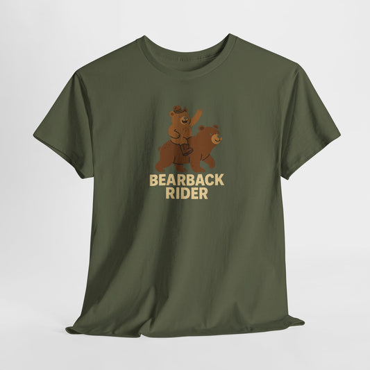 Bearback Rider T-Shirt – Funny Cowboy Bear Gay Bear Design