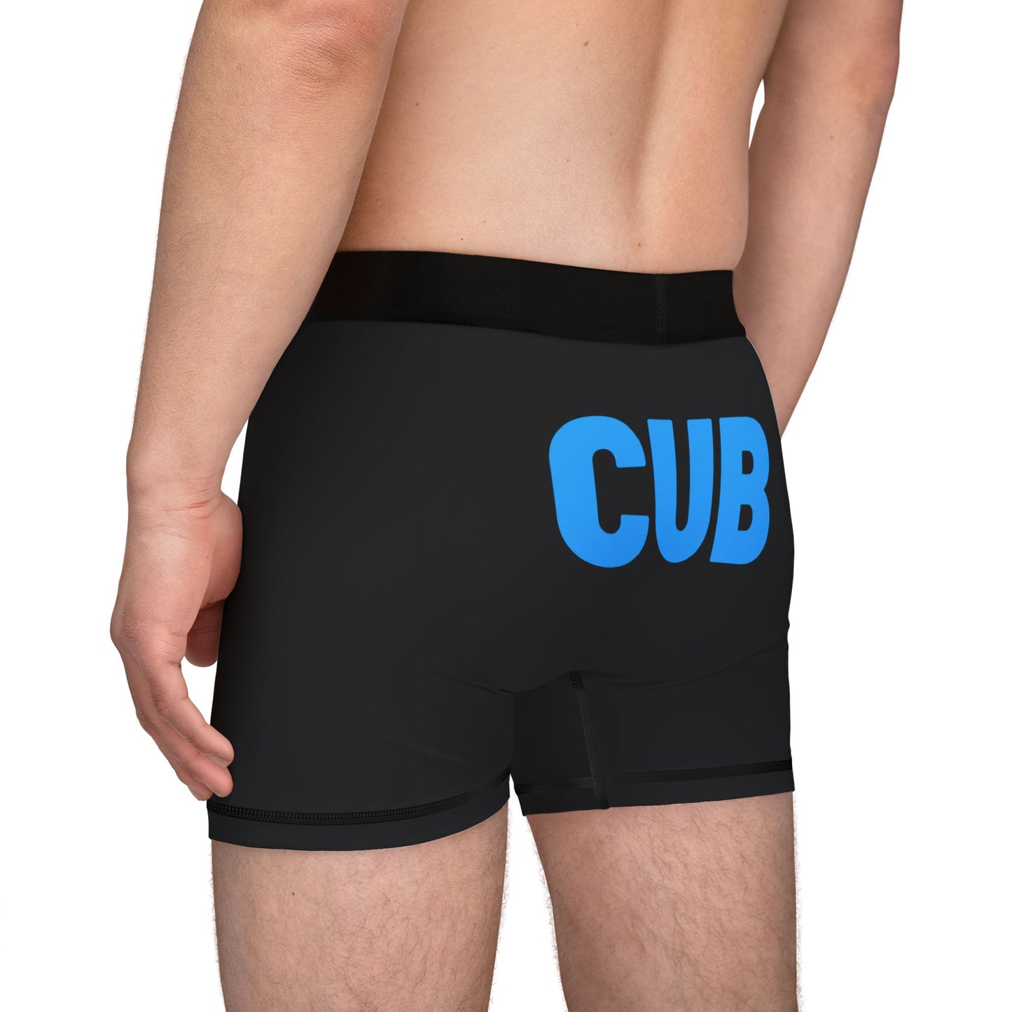 CUB Men’s Boxer Briefs – Bold Blue Statement Bearwear