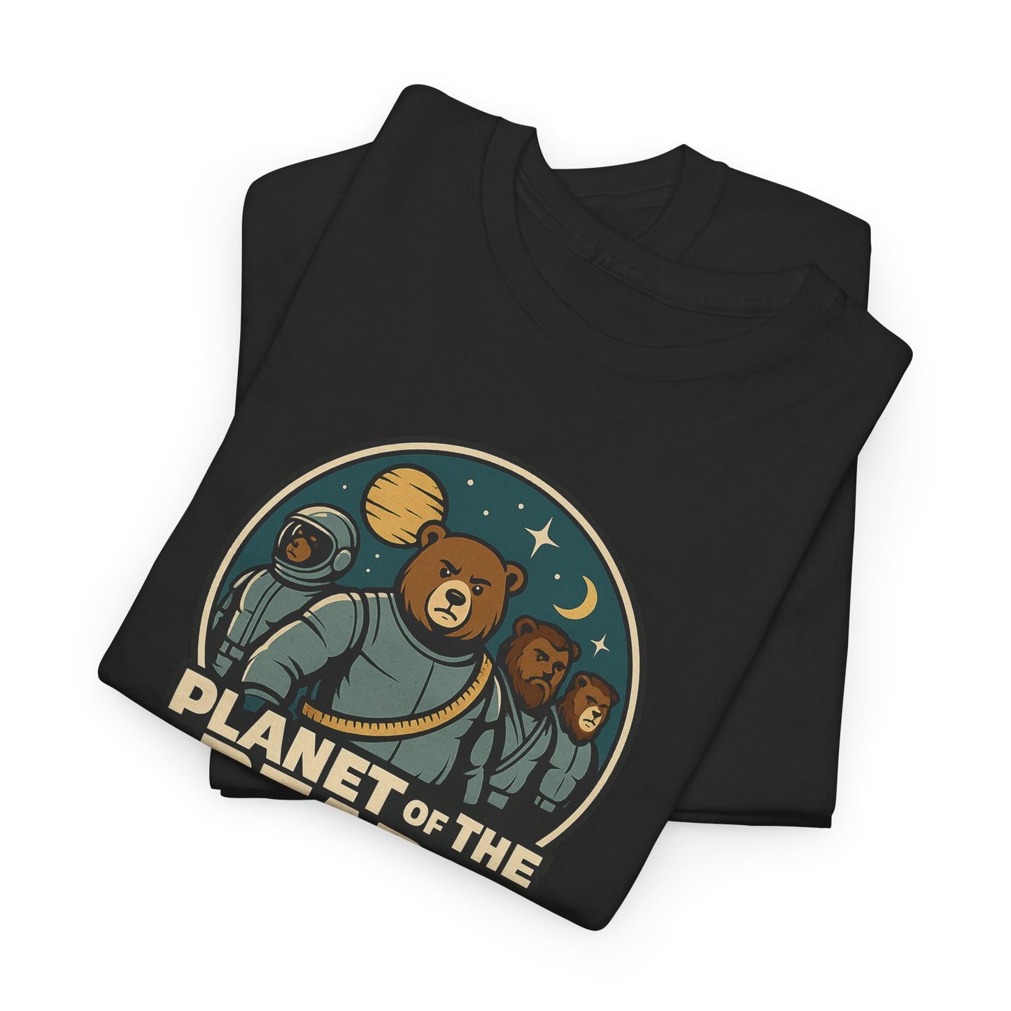 Planet of the Bears T-Shirt – Retro Sci-Fi Gay Bear Graphic Tee