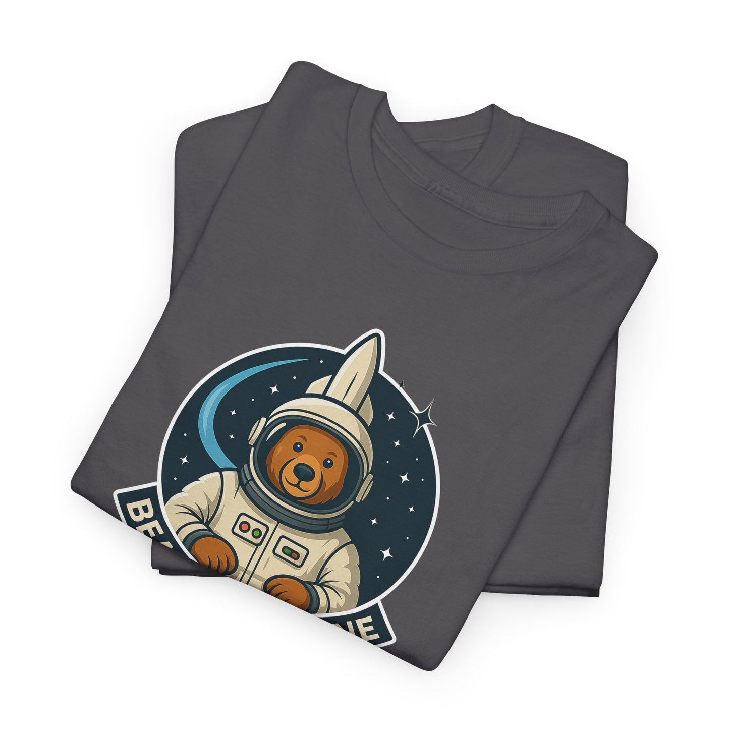 Bear Force One Astronaut Bear Futuristic T-Shirt