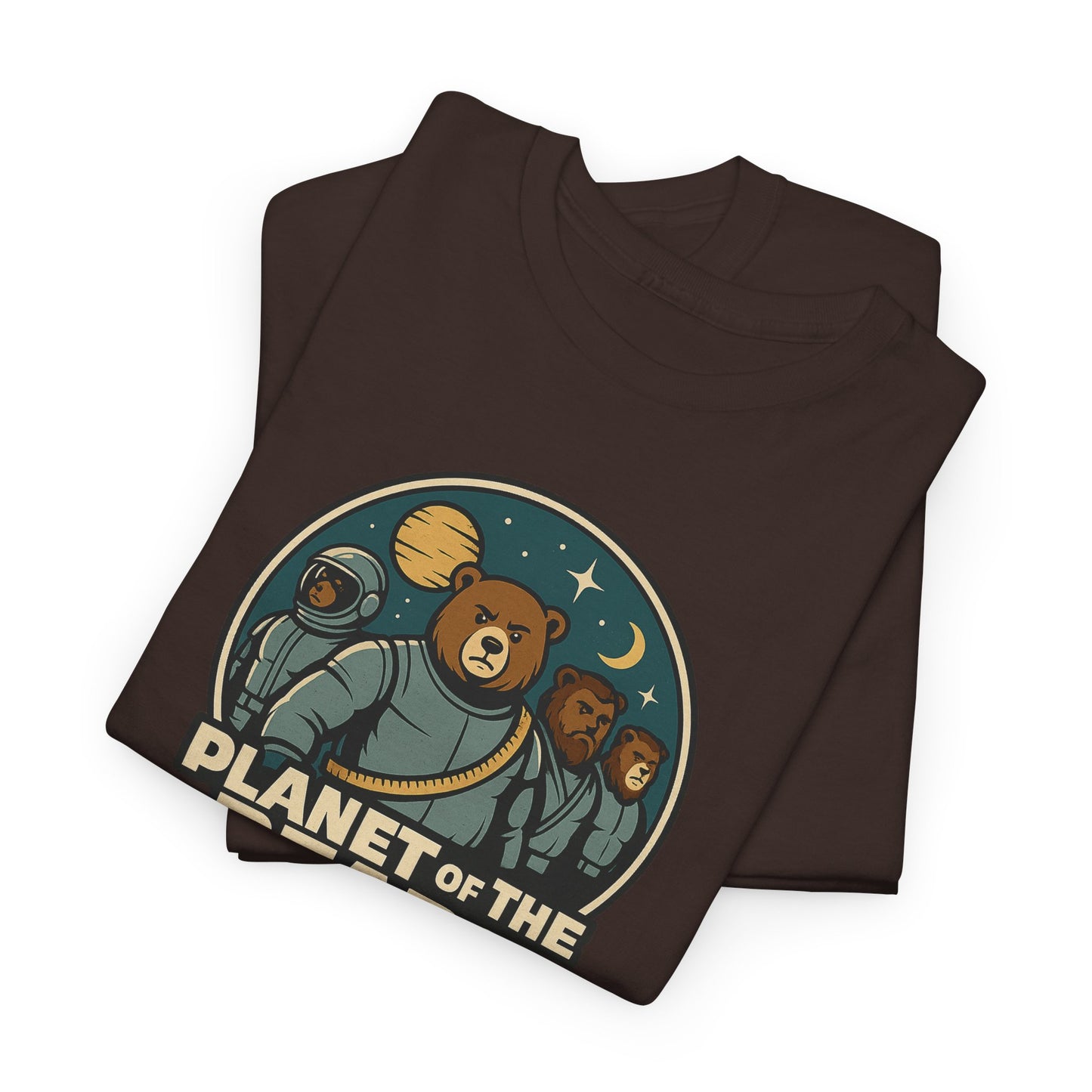 Planet of the Bears T-Shirt – Retro Sci-Fi Gay Bear Graphic Tee