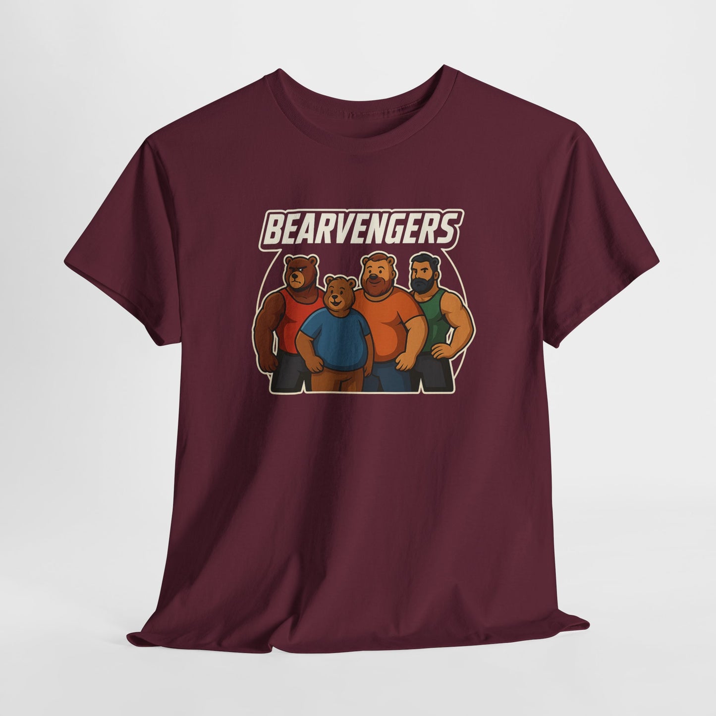 Bearvengers T-Shirt – Comic Style Gay Bear Superhero Tee