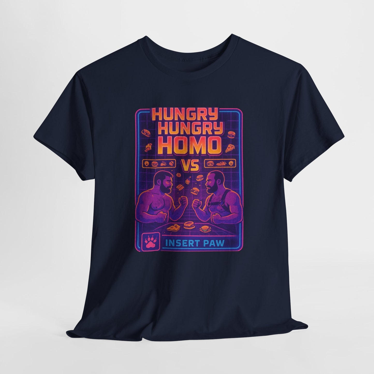 Hungry Hungry Homo Retro Arcade T-Shirt