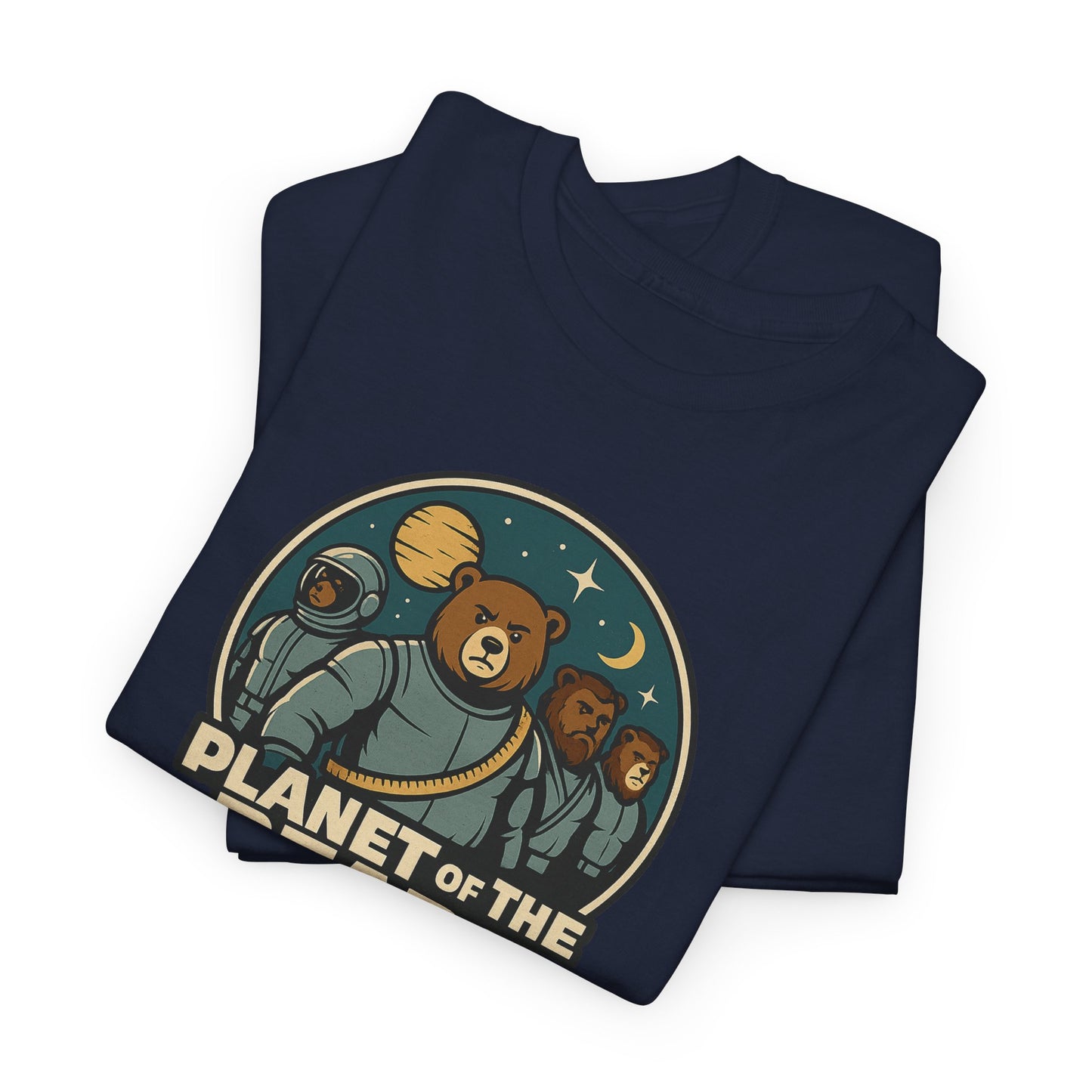 Planet of the Bears T-Shirt – Retro Sci-Fi Gay Bear Graphic Tee