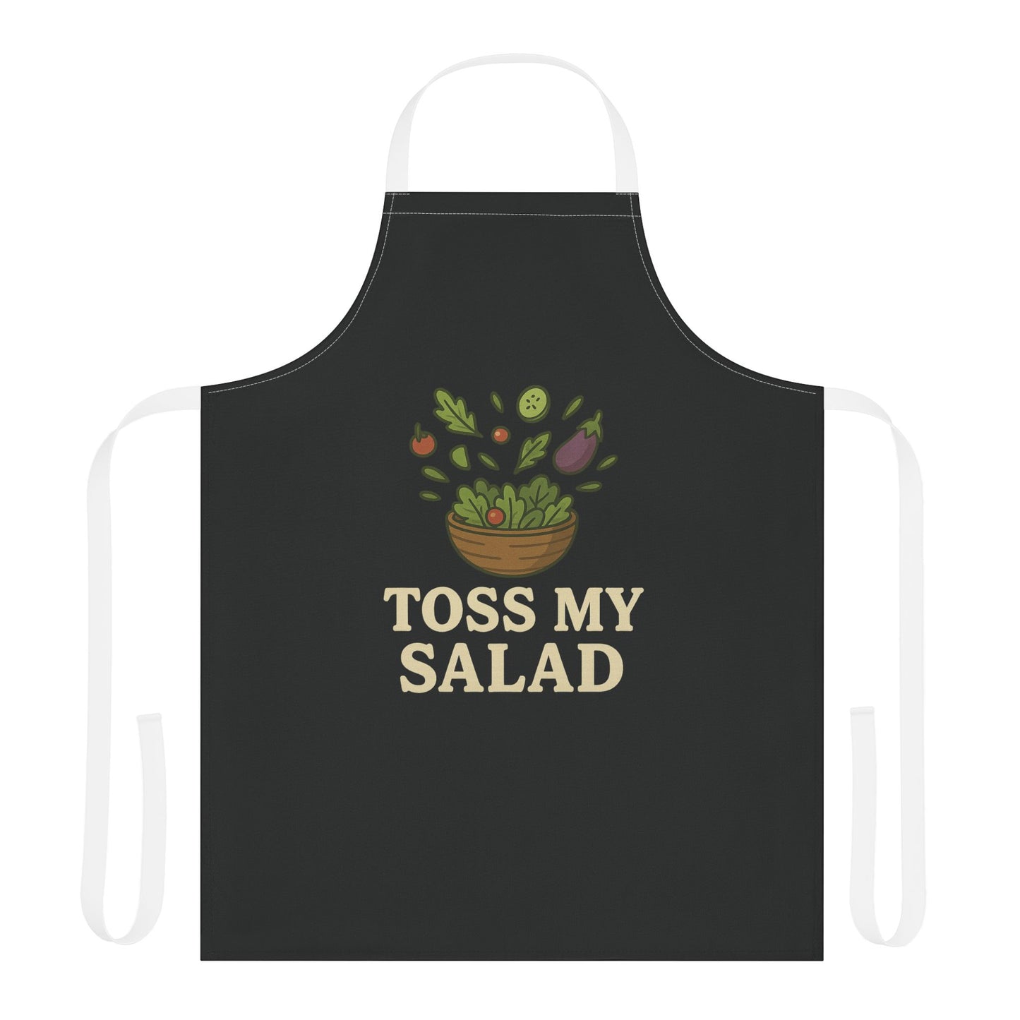 Toss My Salad Apron – Funny Bear Gay Kitchen BBQ Cooking Gift