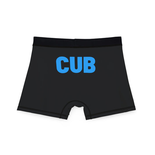 CUB Men’s Boxer Briefs – Bold Blue Statement Bearwear