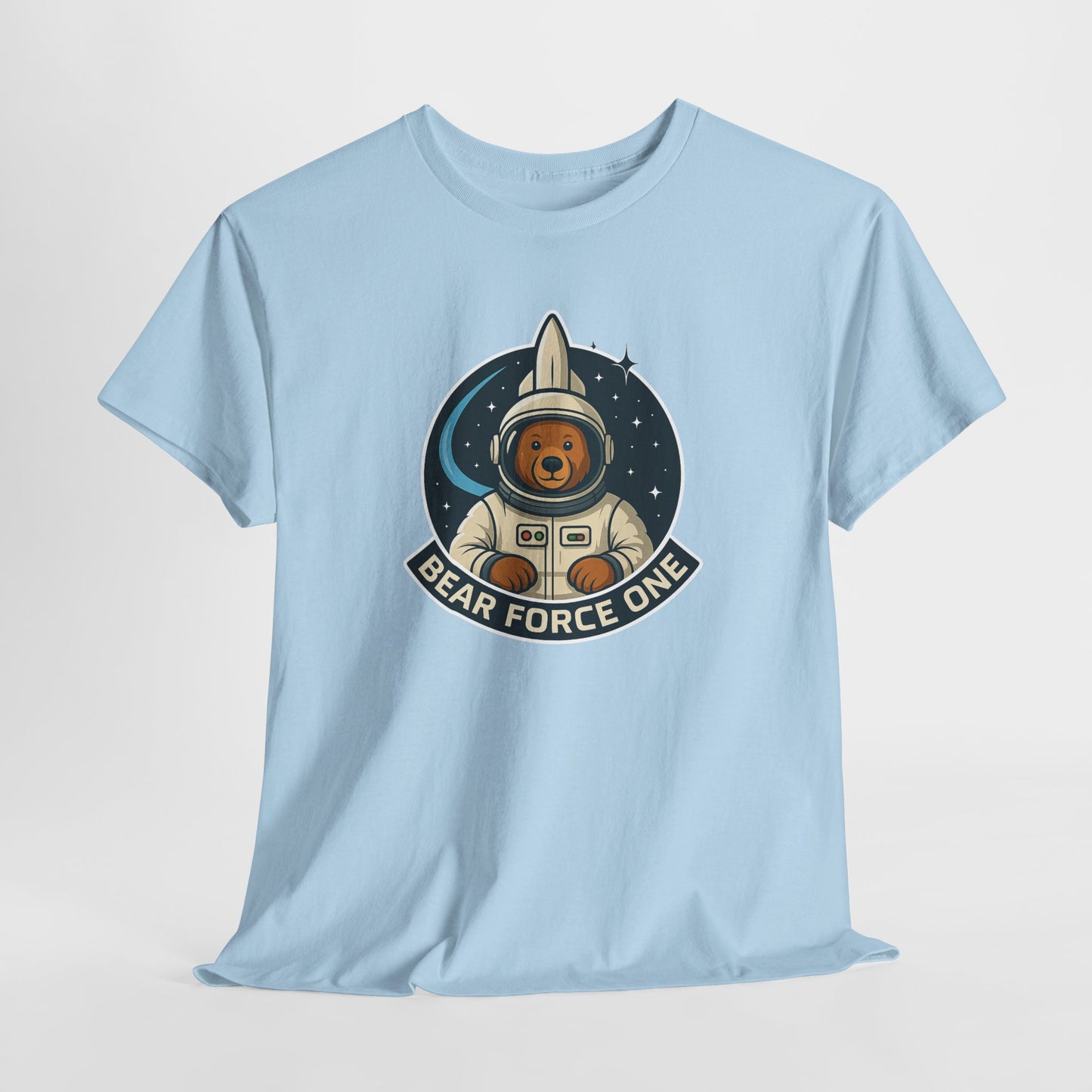Bear Force One Astronaut Bear Futuristic T-Shirt