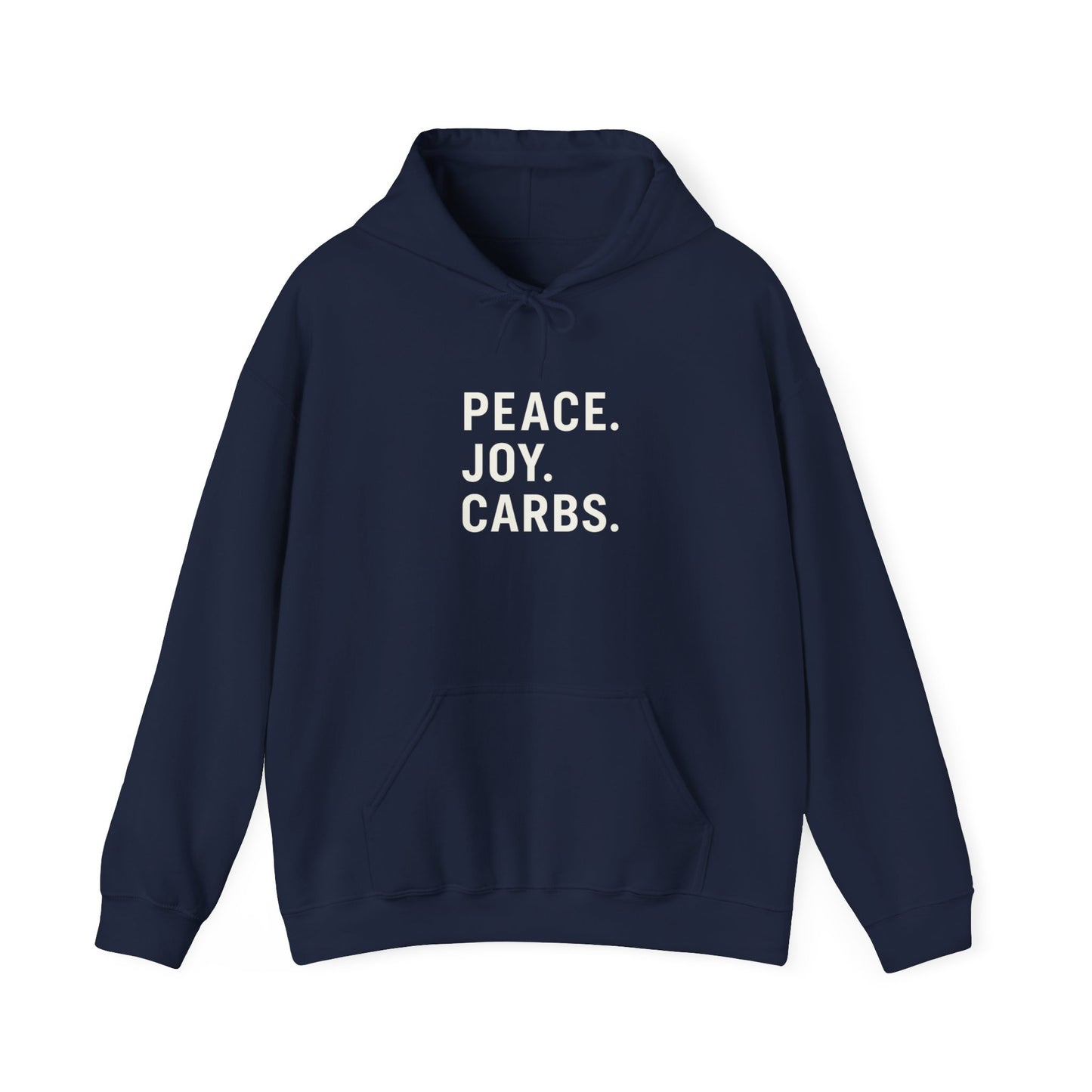 Peace. Joy. Carbs. Hoodie