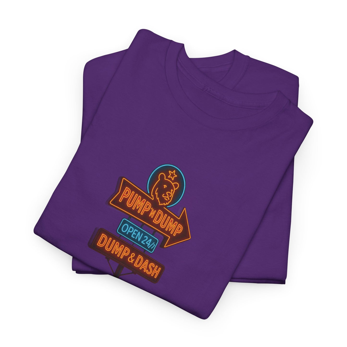 Pump N Dump – Neon Motel Sign Tee
