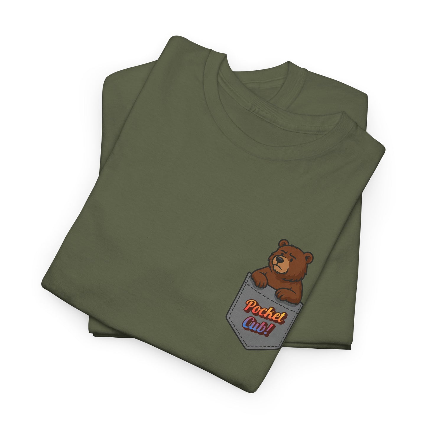 Pocket Cub T-Shirt | Gay Bear Pride Pocket Graphic Tee for Cubs & Bears