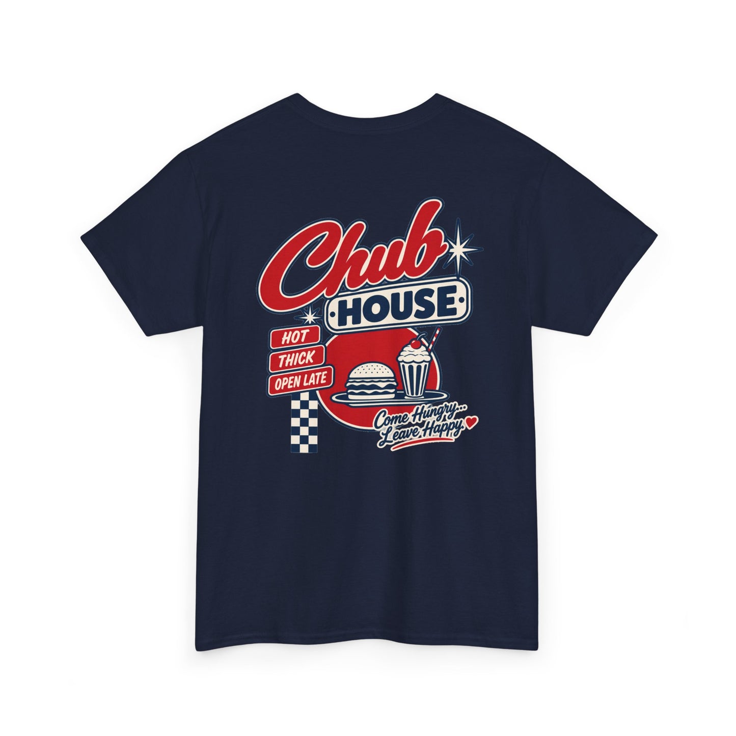 Chub House – Hot, Thick & Open Late | Retro Bear Diner T-Shirt
