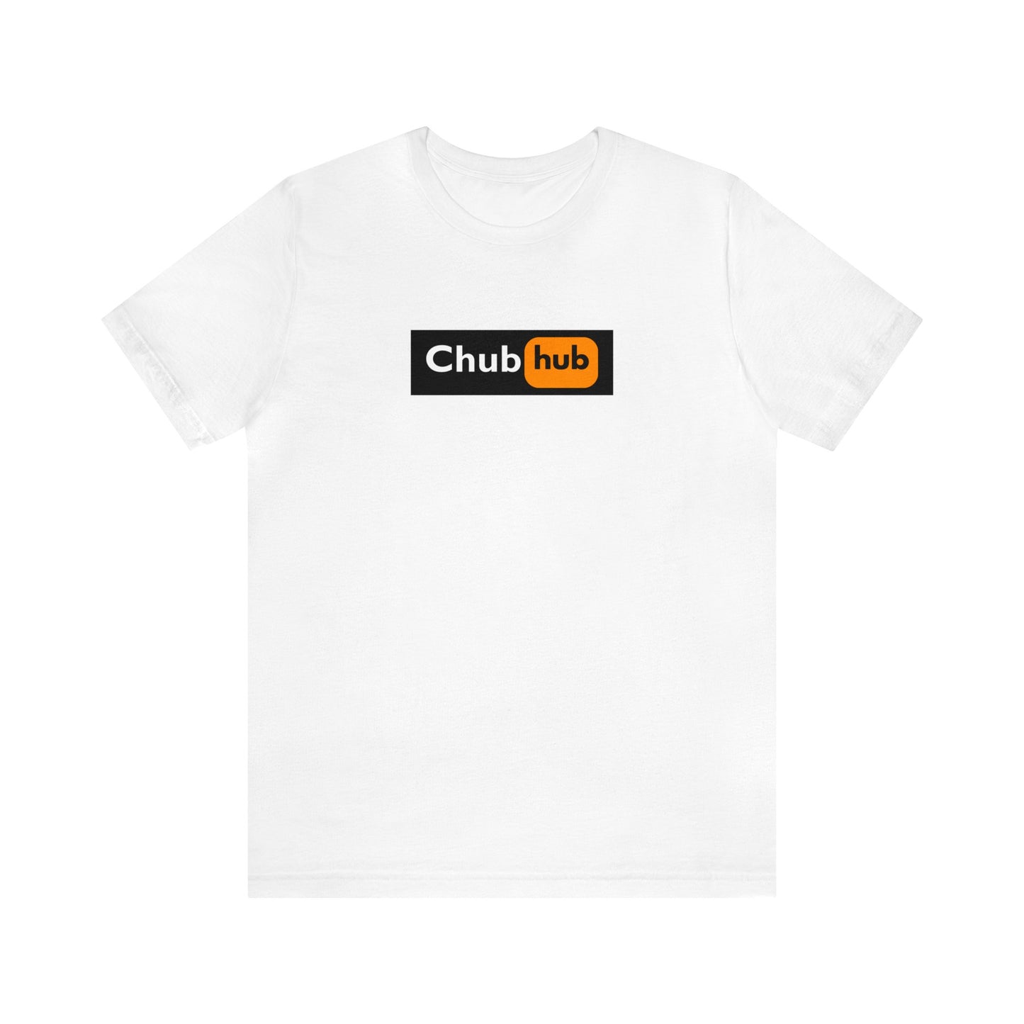 Chub Hub Gay Bear Tee. XXX Rated Porn Shirt. Great Big and Tall shirt for Porn Hub Parody.