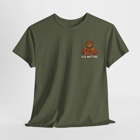 Size Matters Chubby Bear T-Shirt – Funny Gay Bear Tee