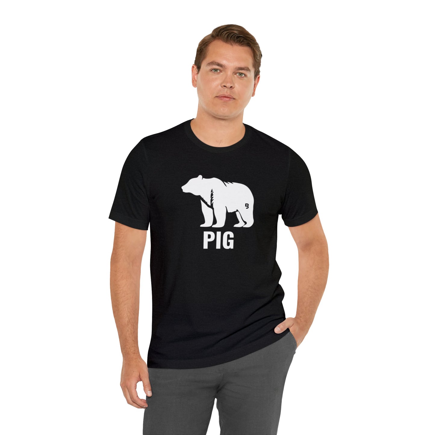 Pig - Gay Bear T-Shirt. Gay Pride Role Shirt. Bear Pride Tee