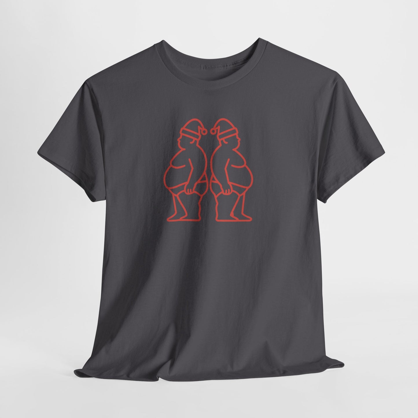 Chubby Claus Outline Tee – Back-to-Back Santa Bears