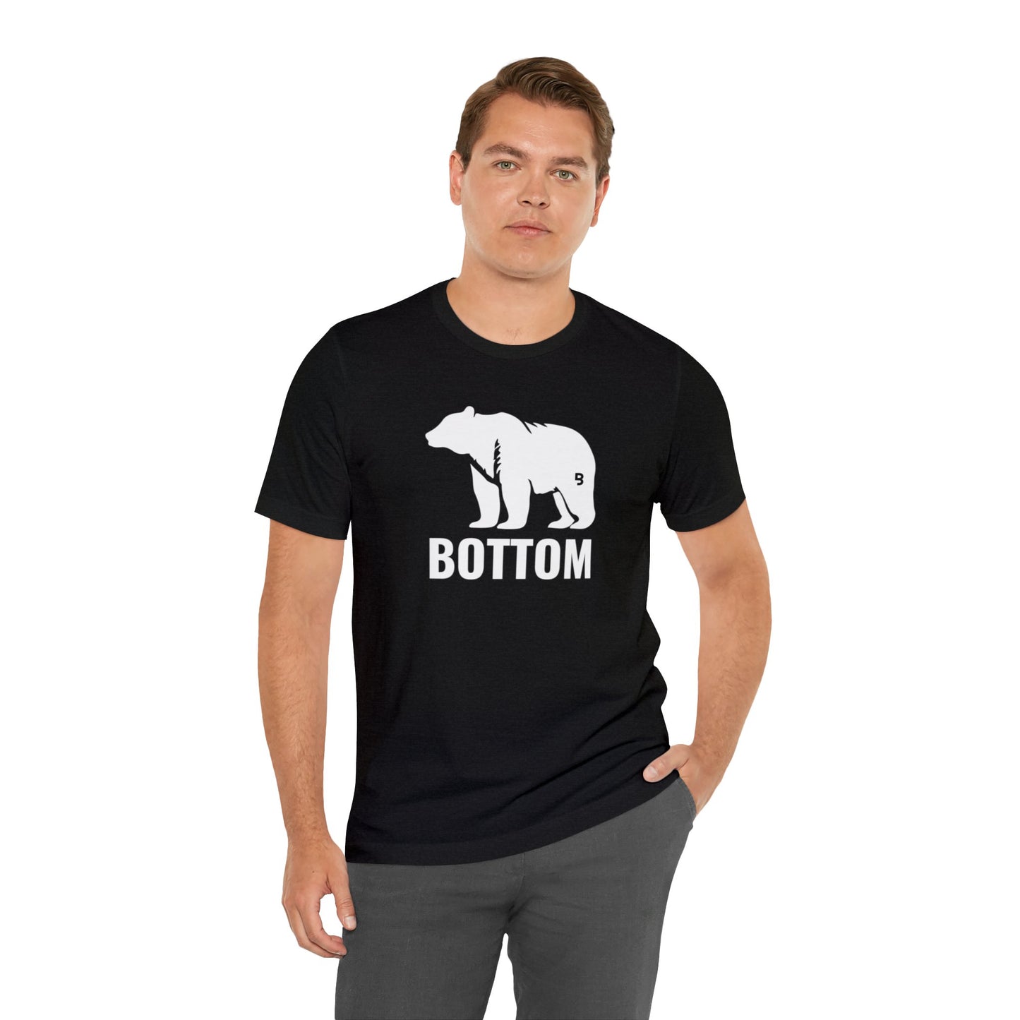 Bottom - Gay Bear T-Shirt. Gay Pride Role Shirt. Bear Pride Tee