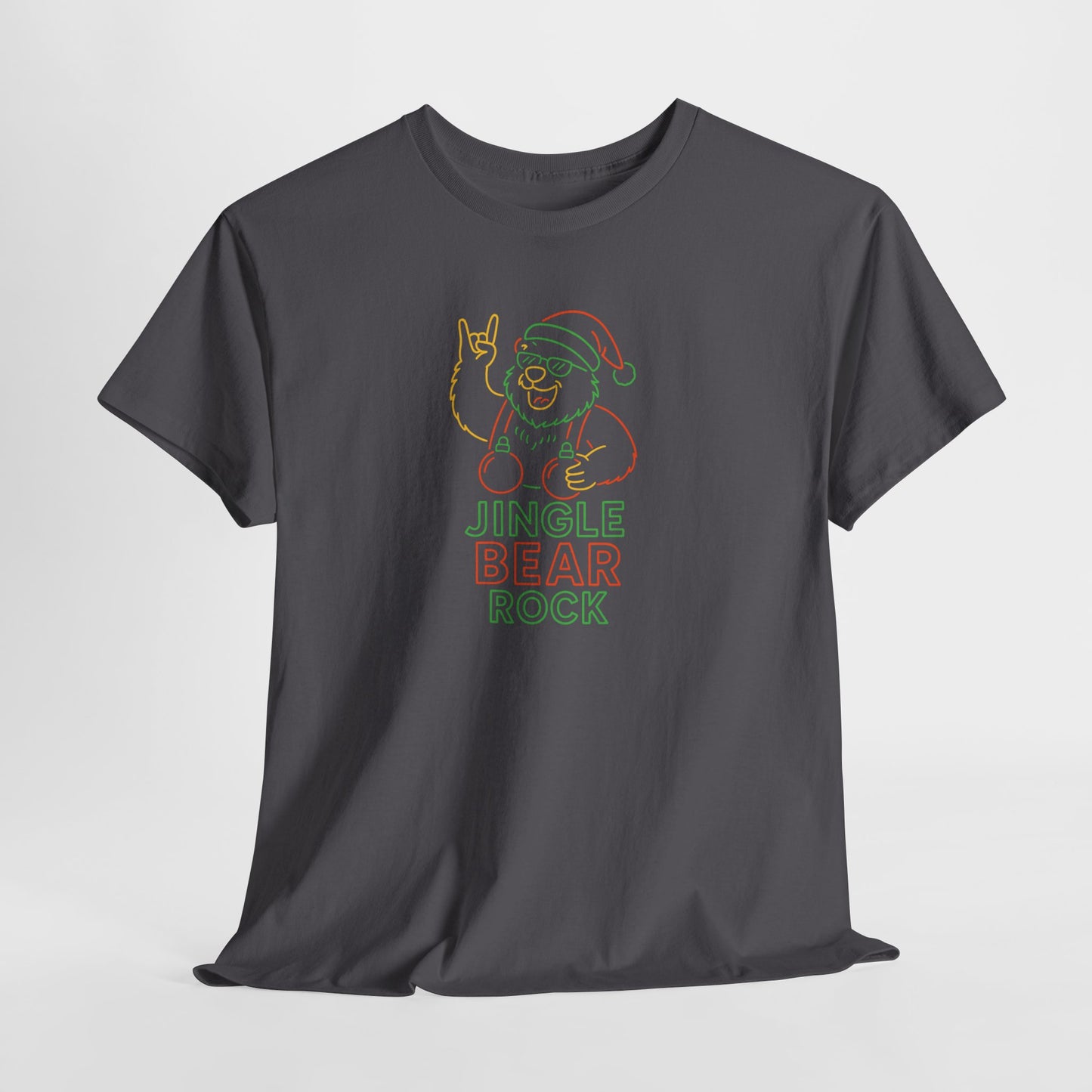 Jingle Bear Rock T-Shirt – Neon Holiday Edition