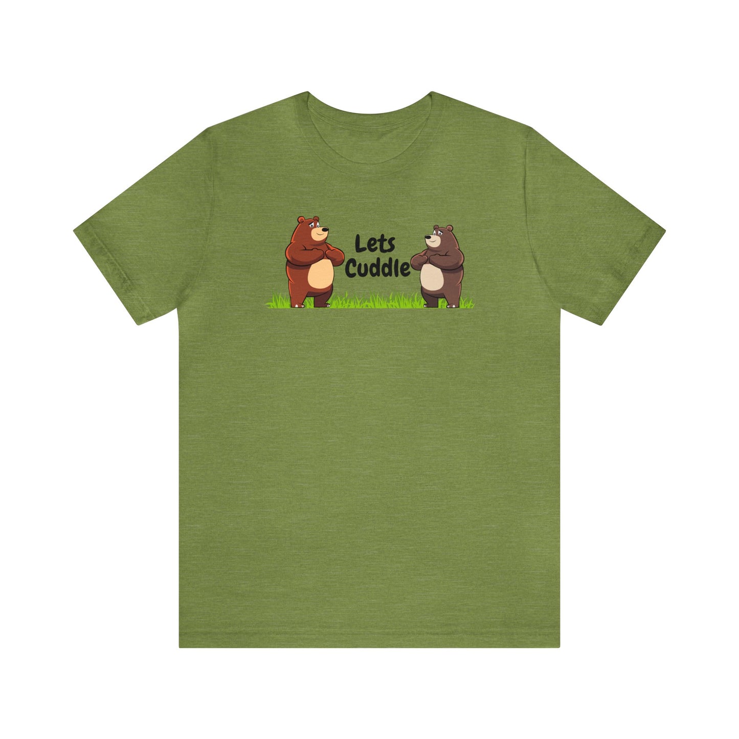 Let's Cuddle Gay Pride T-Shirt - Adorable Gay Bears Embracing LGBTQ+ Love - Gay Bear Pride Shirt