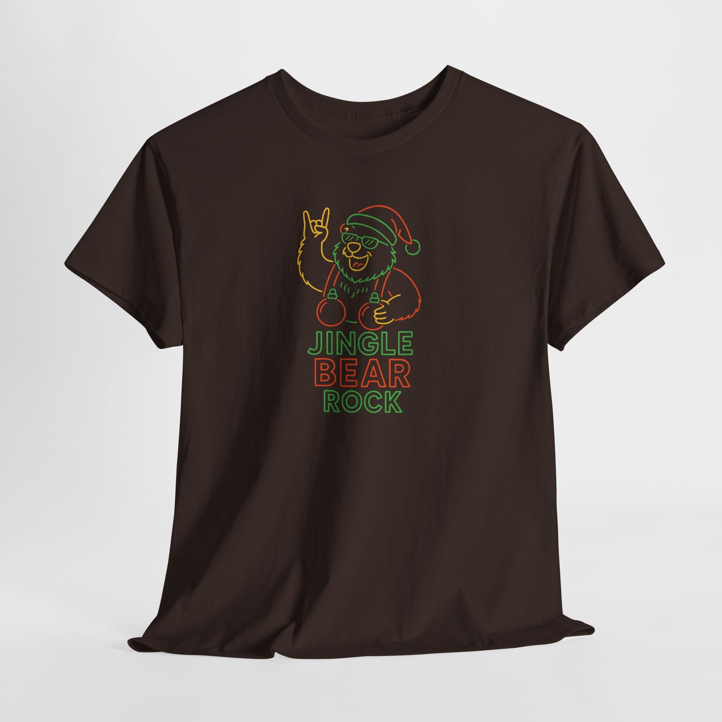 Jingle Bear Rock T-Shirt – Neon Holiday Edition