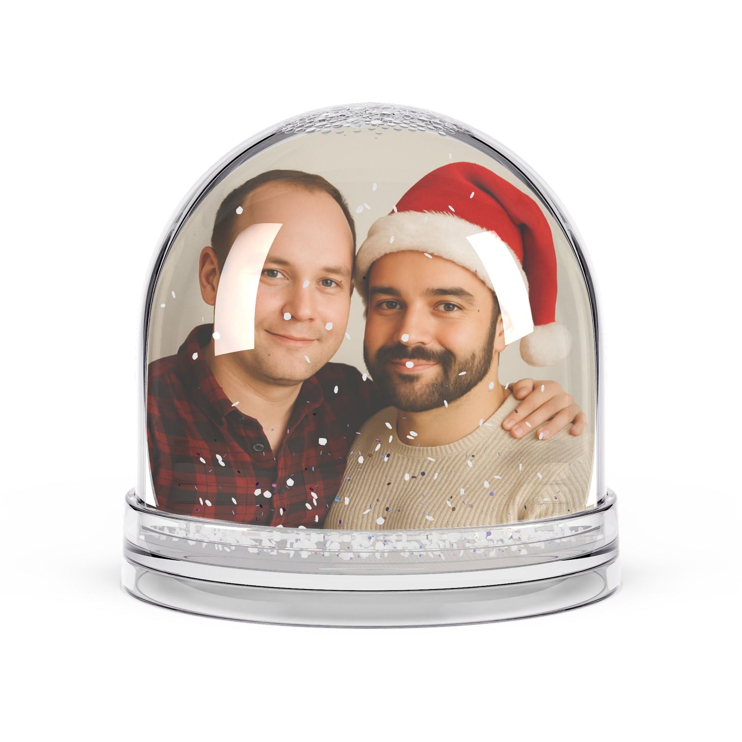 Personalized Photo Snow Globe – Custom Holiday Keepsake (Add Your Photo)