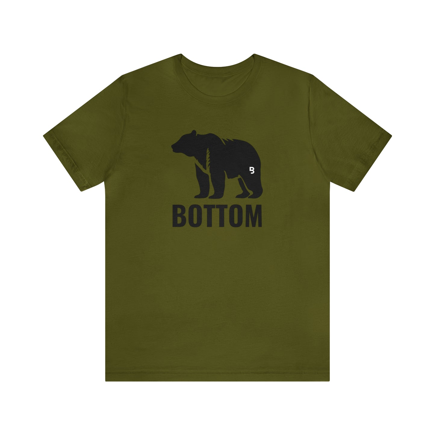 Bottom - Gay Bear T-Shirt. Gay Pride Role Shirt. Bear Pride Tee