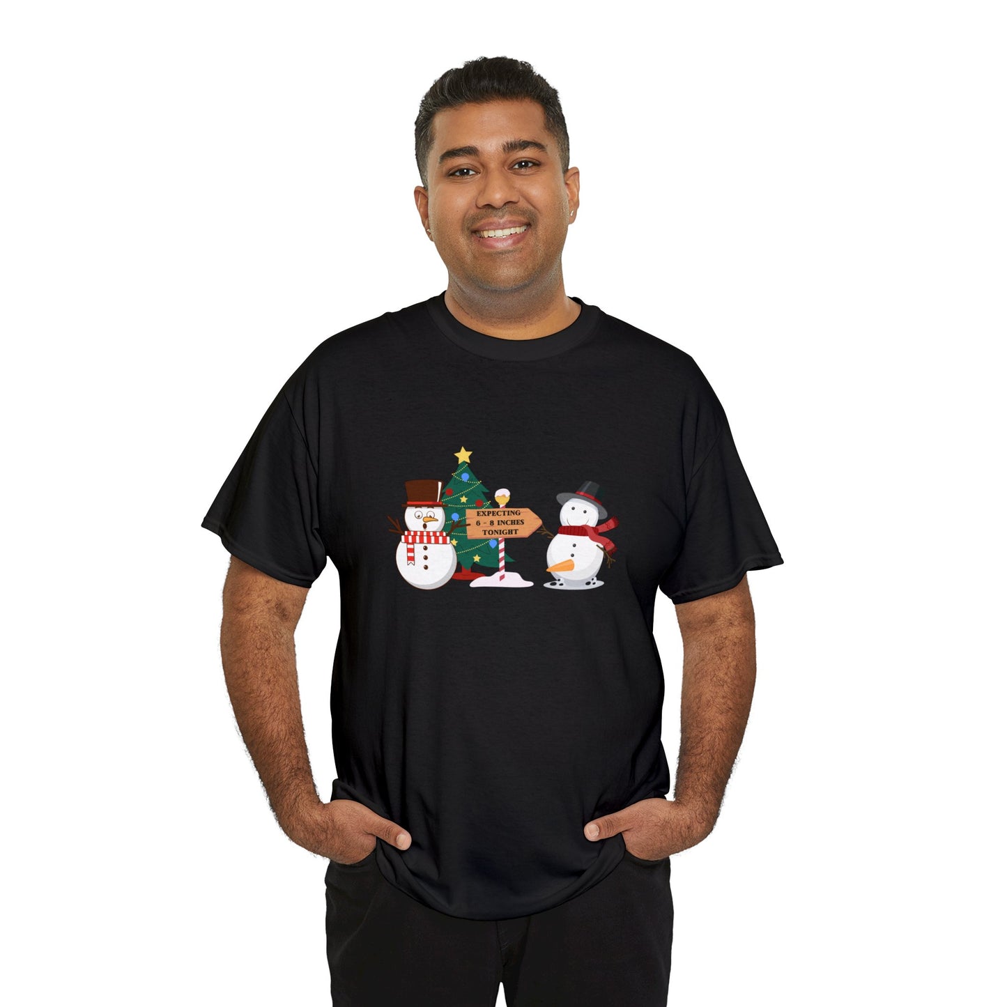 Expecting 6-8 Inches Snowman Shirt