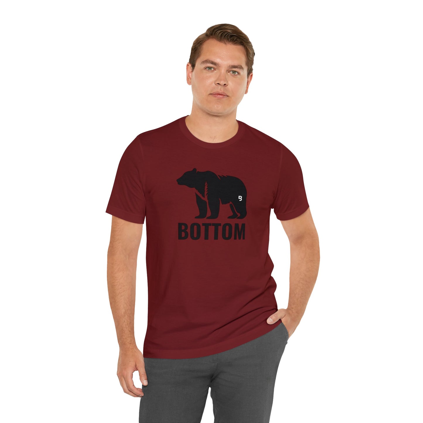 Bottom - Gay Bear T-Shirt. Gay Pride Role Shirt. Bear Pride Tee