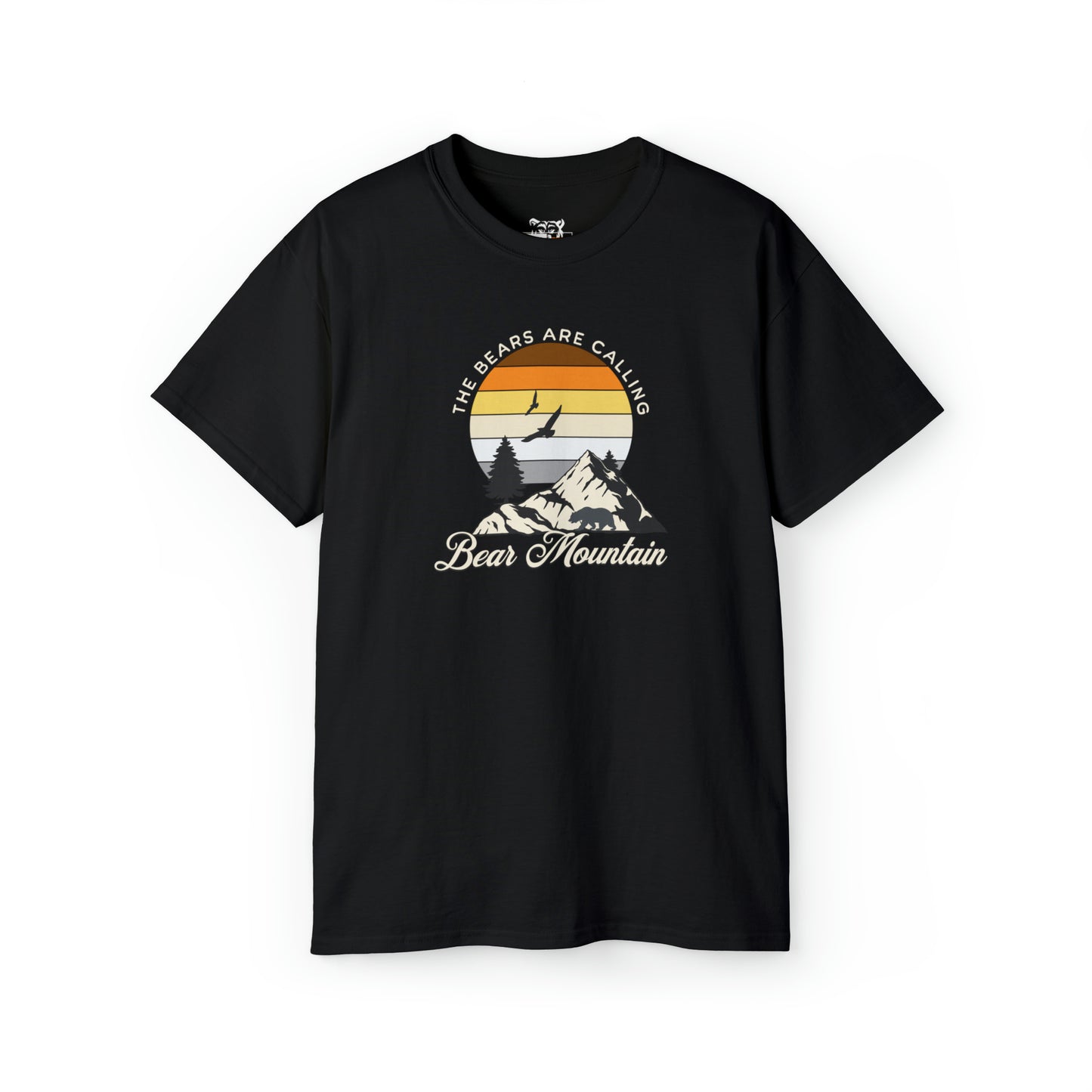 Bear Mountain T Shirt. Gay Bear Shirt. Gay Bear Flag Tee. Gay Bear Pride T-Shirt with Bear Flag. Gay Bear Pride. Gay Bear Event Shirt.