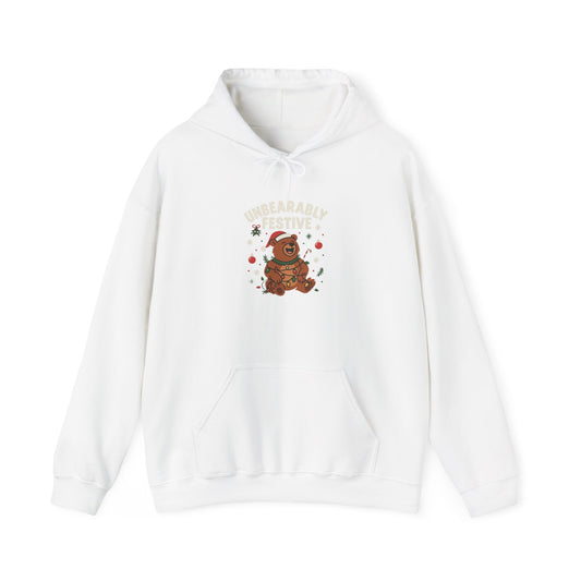 Unbearably Festive Hoodie – Holiday Cheer Edition