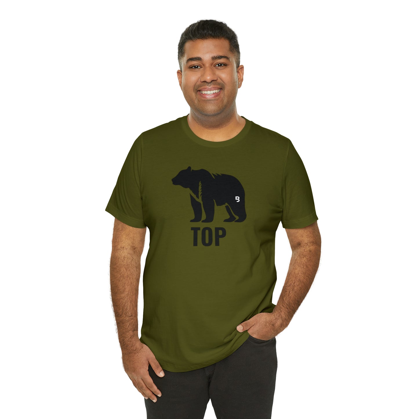 Top - Gay Bear T-Shirt. Gay Pride Role Shirt. Bear Pride Tee