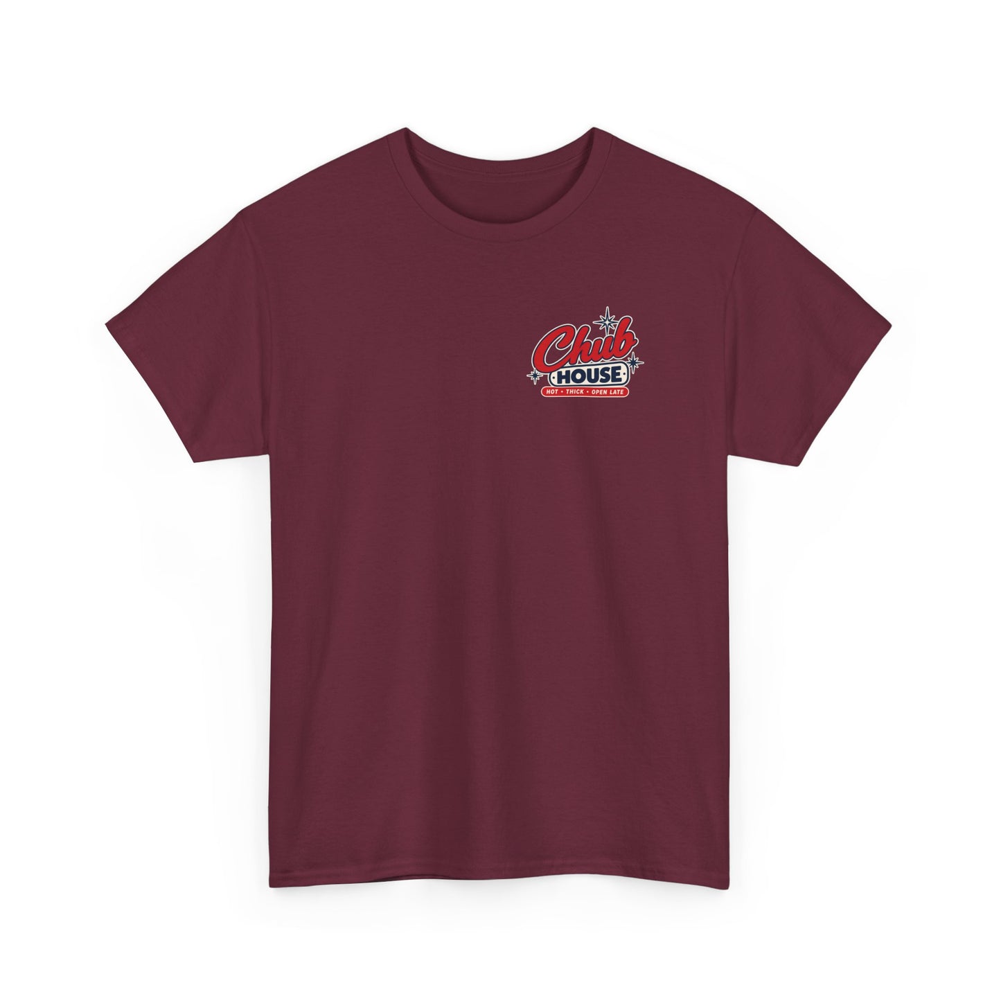 Chub House – Hot, Thick & Open Late | Retro Bear Diner T-Shirt