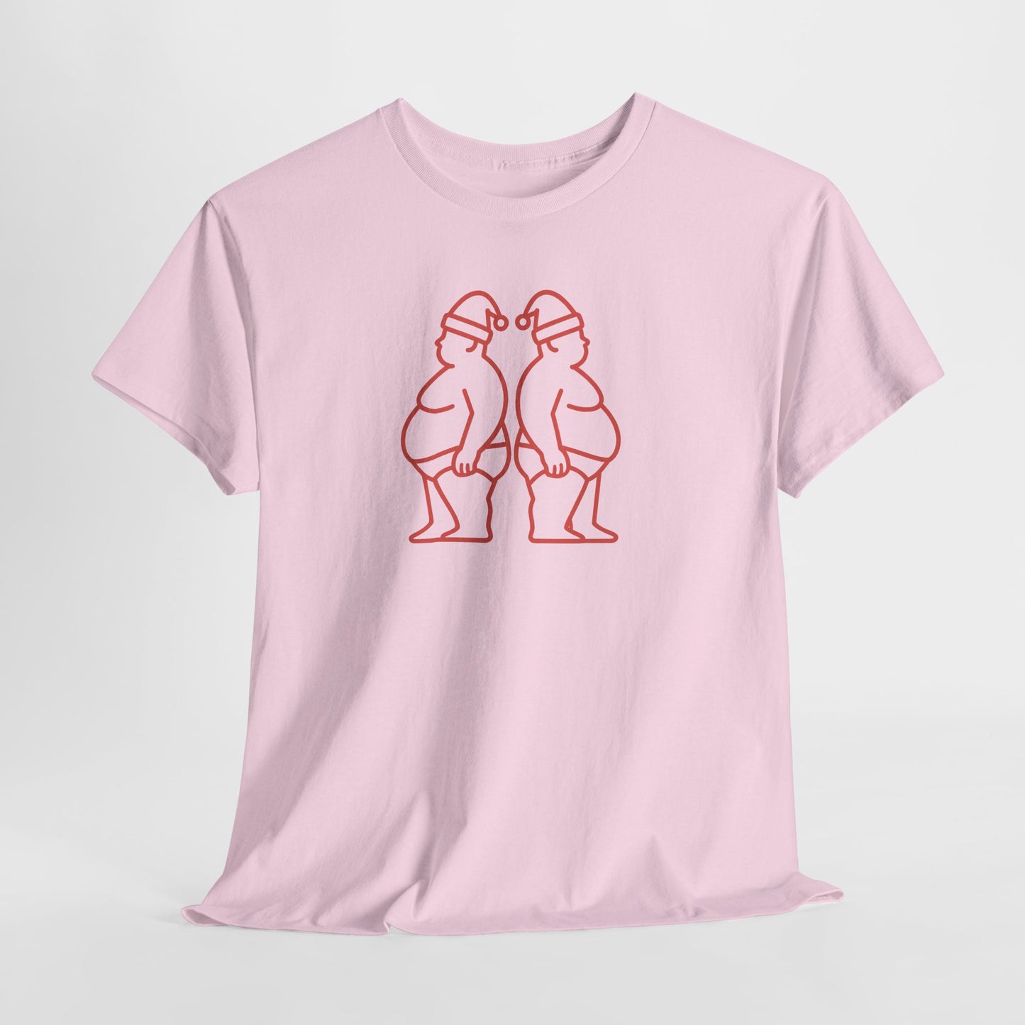 Chubby Claus Outline Tee – Back-to-Back Santa Bears