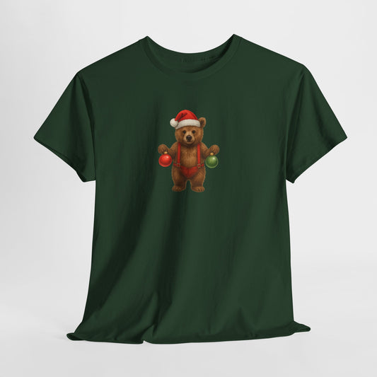 Festive Bear Ornament Tee – Holiday Cheer Edition