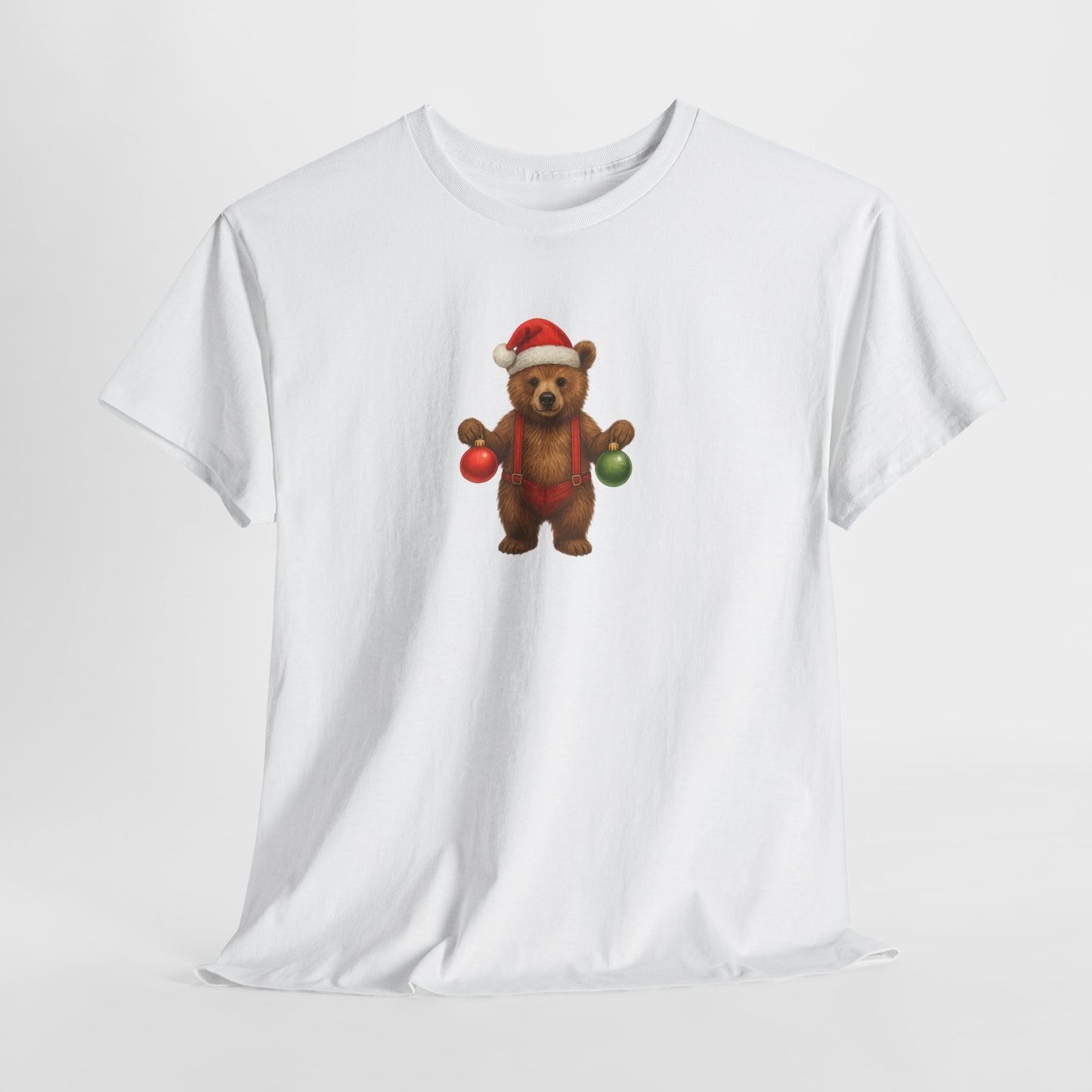 Festive Bear Ornament Tee – Holiday Cheer Edition
