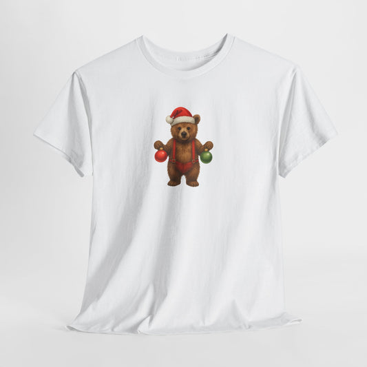 Festive Bear Ornament Tee – Holiday Cheer Edition