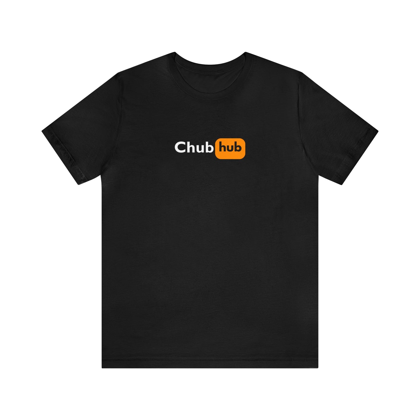 Chub Hub Gay Bear Tee. XXX Rated Porn Shirt. Great Big and Tall shirt for Porn Hub Parody.