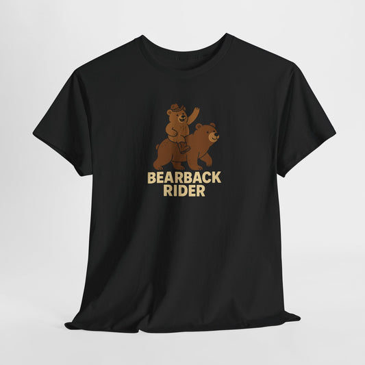 Bearback Rider T-Shirt – Funny Cowboy Bear Gay Bear Design