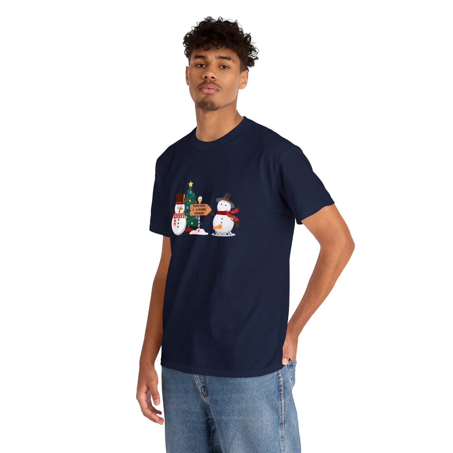 Expecting 6-8 Inches Snowman Shirt