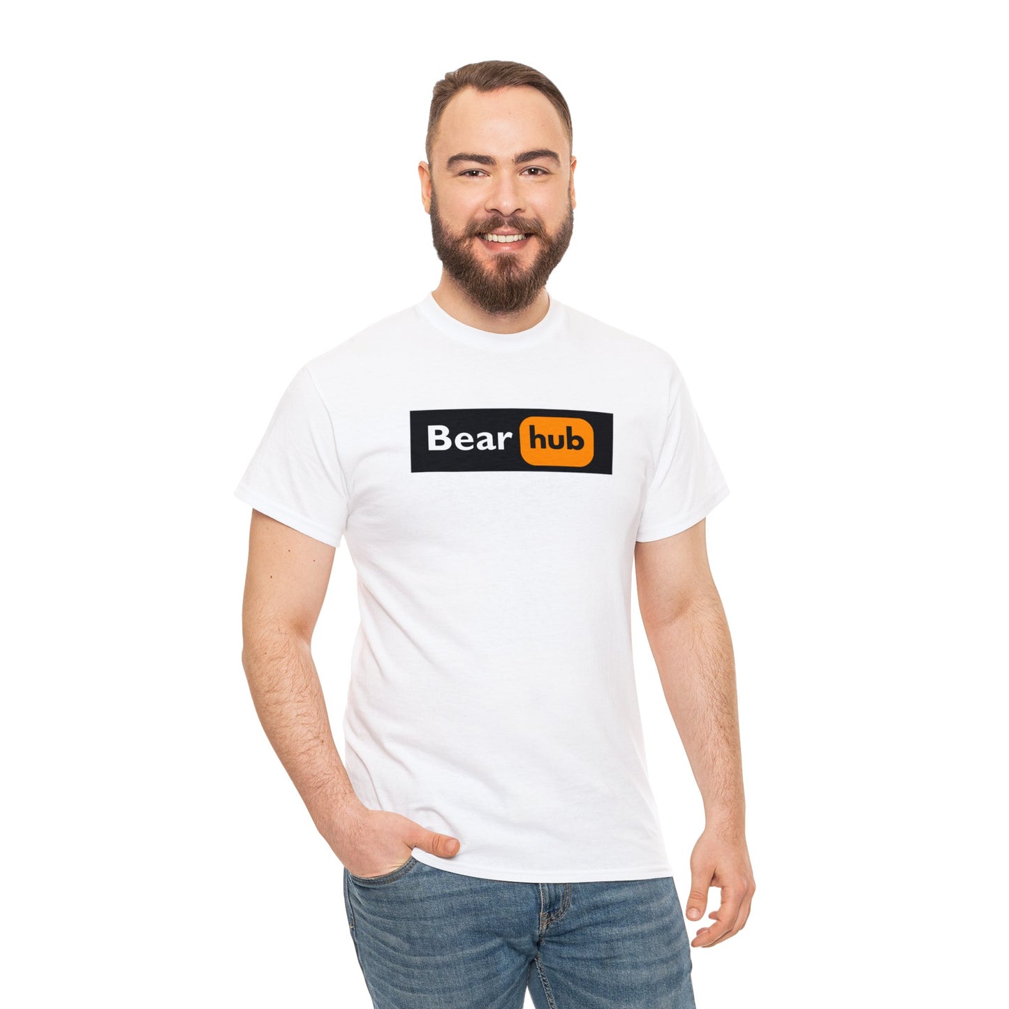 Gay Bear Hub Pride T-Shirt. Gay Pride Parody Porn Hub Tee. Awesome Gay Bear Shirt for Bear Events or Pride Parties. Great LGBTQ gift.