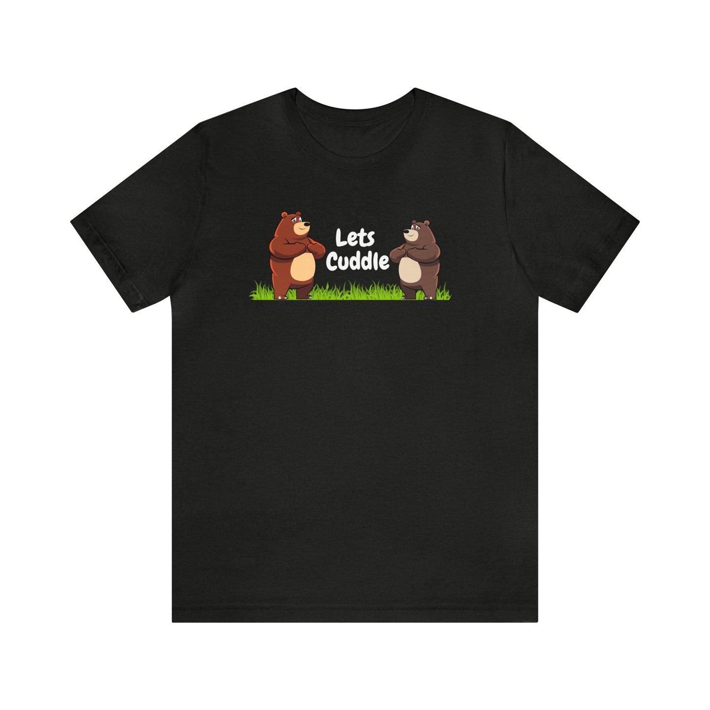 Let's Cuddle Gay Pride T-Shirt - Adorable Gay Bears Embracing LGBTQ+ Love - Gay Bear Pride Shirt