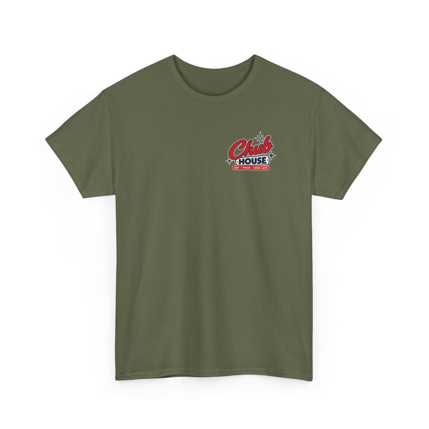 Chub House – Hot, Thick & Open Late | Retro Bear Diner T-Shirt