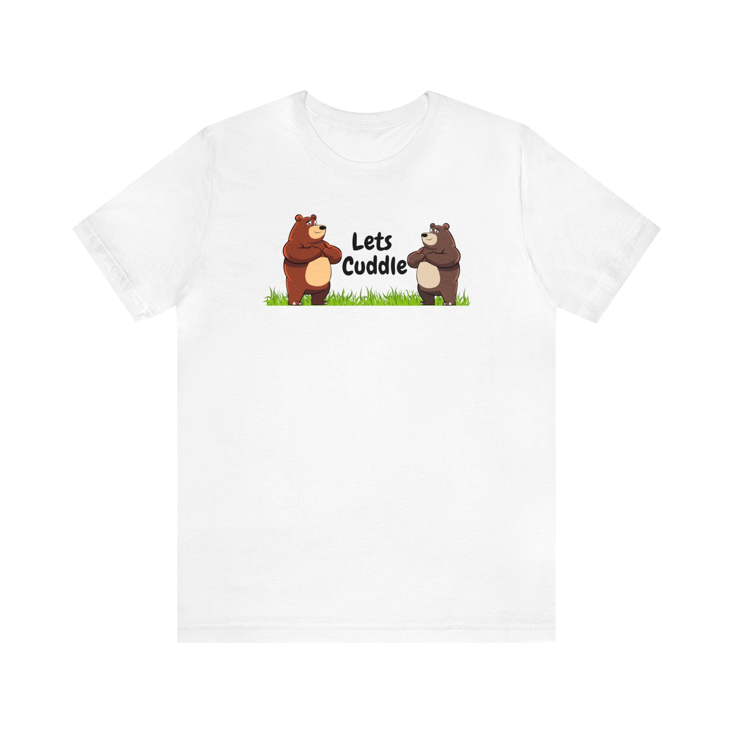 Let's Cuddle Gay Pride T-Shirt - Adorable Gay Bears Embracing LGBTQ+ Love - Gay Bear Pride Shirt