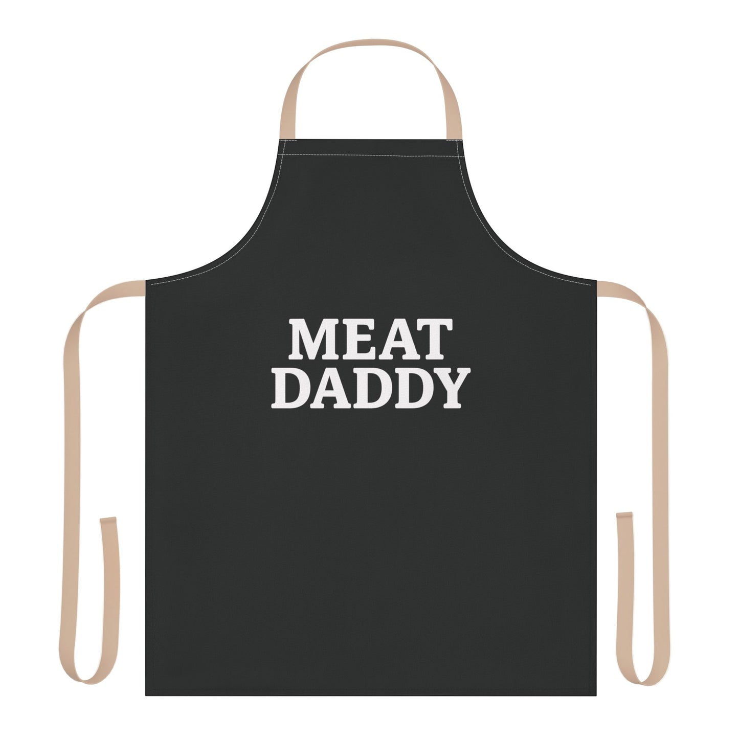 Meat Daddy Apron – Funny Gay Bear BBQ Apron, Chubby Daddy Cooking Gift, Pride Kitchen Grilling Gear