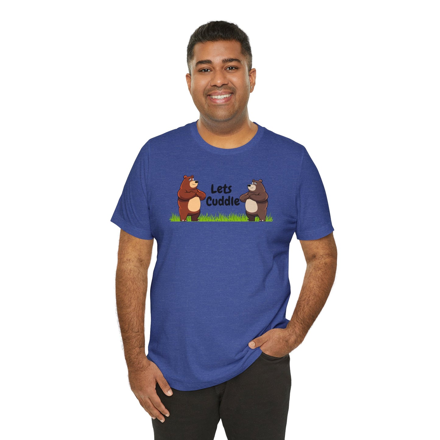 Let's Cuddle Gay Pride T-Shirt - Adorable Gay Bears Embracing LGBTQ+ Love - Gay Bear Pride Shirt