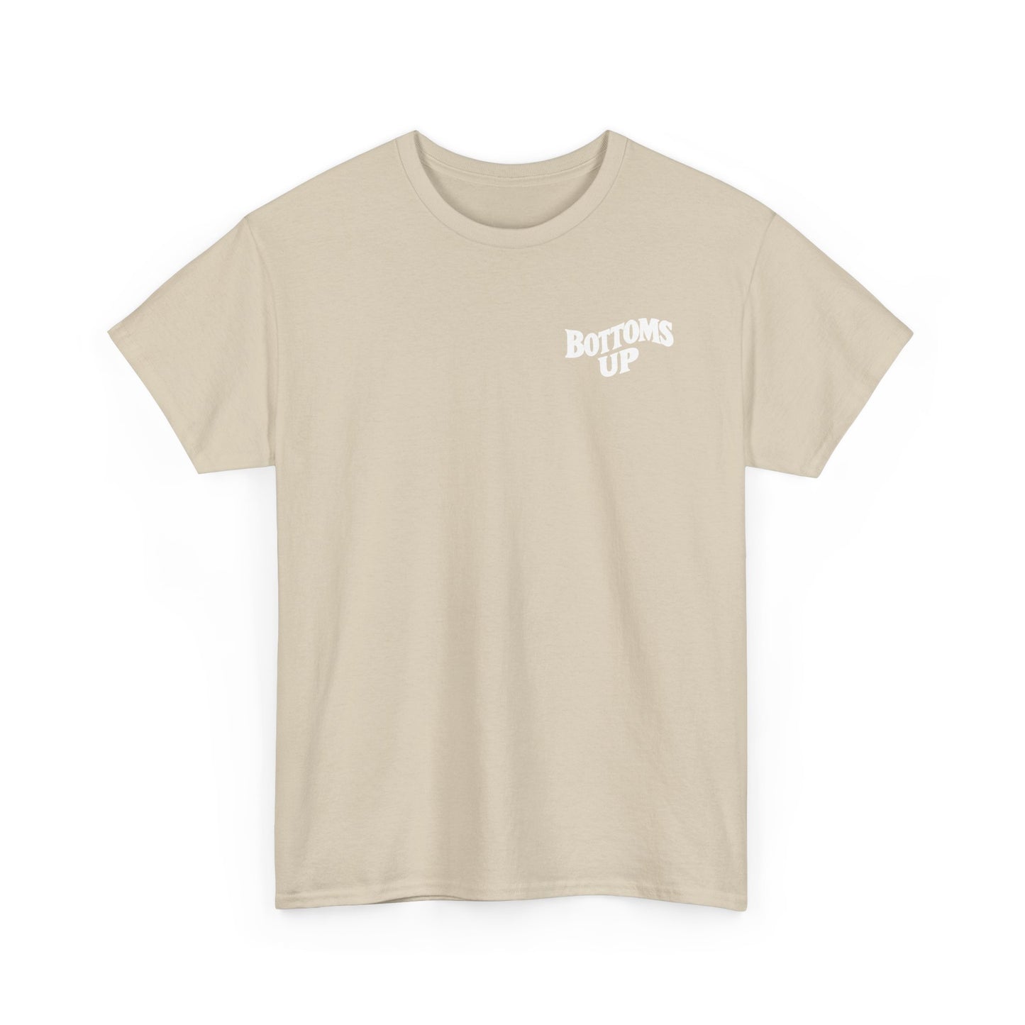 Bottoms Up Social Club T-Shirt – Funny Queer Streetwear, LGBTQ+ Pride Tee, Bear & Daddy Shirt, Gay Club Graphic Tee