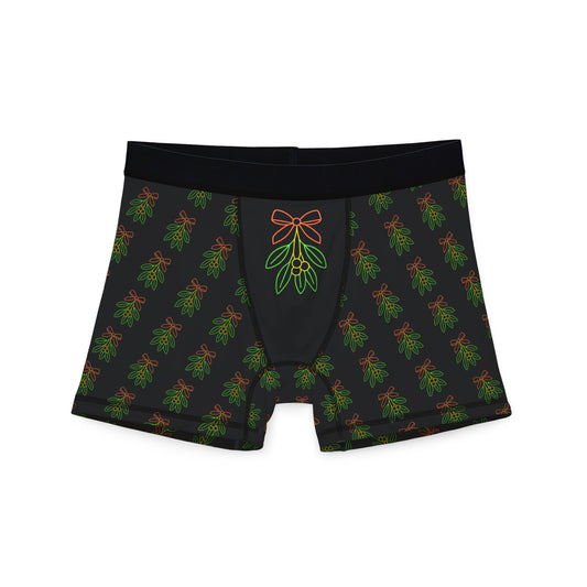 Under the Mistletoe Boxer Briefs – Neon Holiday Edition