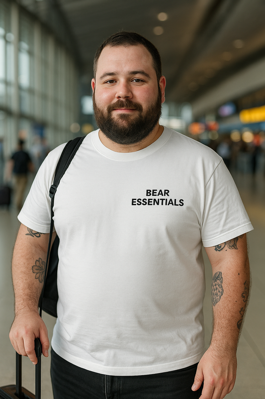 Bear Essentials T-Shirt | Gay Bear Pride Tee | LGBTQ+ Casual Streetwear