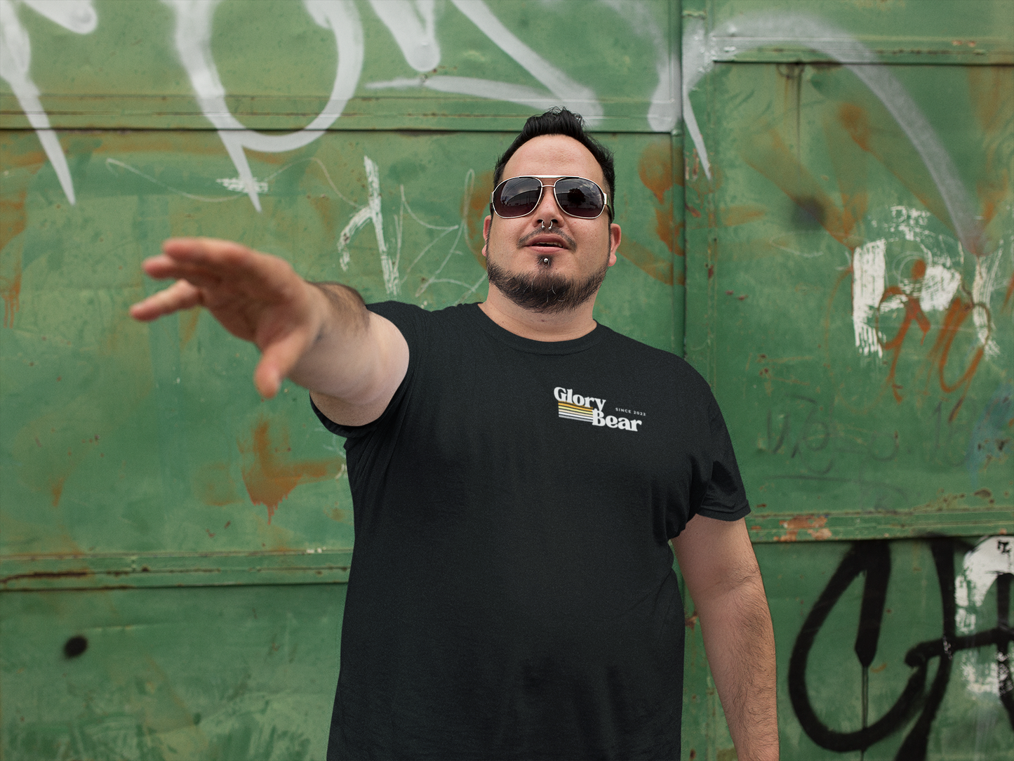 Glory Bear Logo Tee – Classic Black